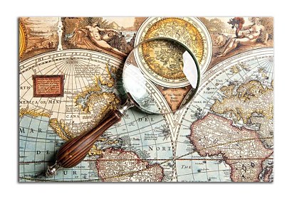 Fototapeta Vintage Mapa sveta 24740